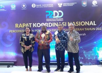 Bone Bolango Juara Lagi, Raih TP2DD Kabupaten Terbaik I Wilayah Sulawesi