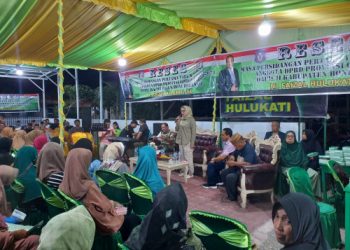 Merlan Usul Akses Jalan dan Jembatan Kabila-Botupingge  saat Hadiri Reses Aleg Deprov Gorontalo