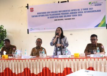 Sekda Ishak Ntoma Dorong Perluasan Cakupan Kepesertaan BPJS Ketenagakerjaan di Bone Bolango Hingga 90 Persen