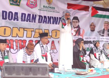 Peduli Warga Palestina, Plt. Bupati Merlan S. Uloli Sumbang Dana Pribadi Rp20 Juta