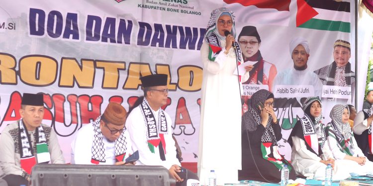 Peduli Warga Palestina, Plt. Bupati Merlan S. Uloli Sumbang Dana Pribadi Rp20 Juta