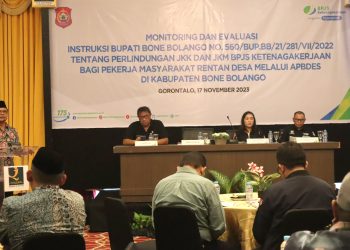 Sekda Minta Camat dan Kades Kawal Program Perlindungan Jamsostek 100 Pekerja Rentan di Setiap Desa