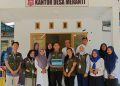 Mahasiswa MSIB Bone Bolango saat foto bersama usai sosialisasi pengenalan website di Desa Meranti Kecamatan Tapa
