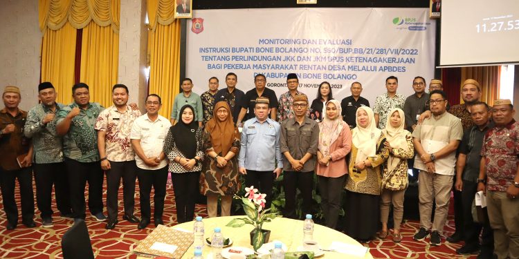 Pekerja Rentan Terlindungi Program BPJS Ketenagakerjaan Lewat APBDes di Bone Bolango Capai 9.401 Peserta