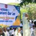 Plt Bupati Merlan S. Uloli saat memberikan sambutan pada kegiatan doa dan khatam Quran jelang pergantian tahun 2023-2024 di Kawasan Kantor Bupati Bone Bolango, Jumat (29/12/2023). (F. Sandi/Diskominfo)