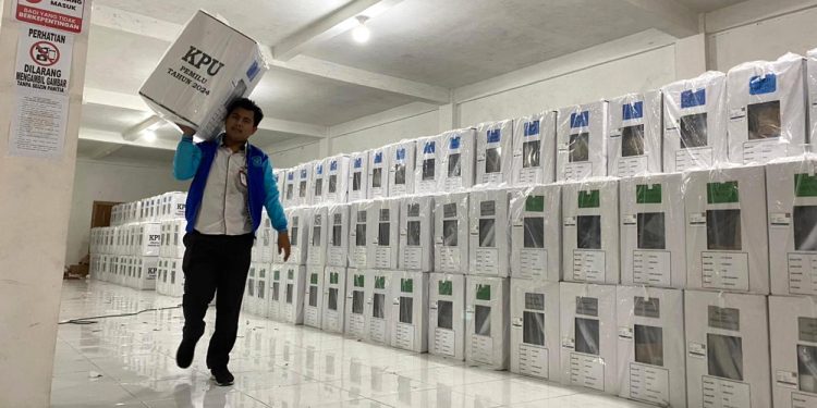 Distribusi Logistik Pemilu 2024 Tuntas, 122.773 Warga Bone Bolango Siap Memilih