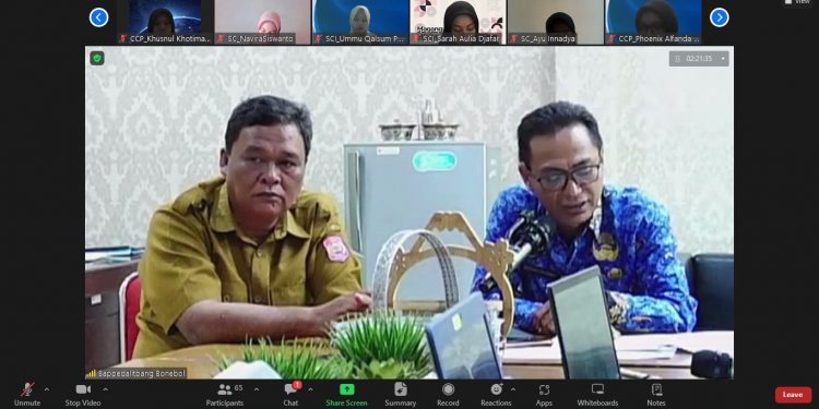 Staf Ahli Bidang SDM dan Kebudayaan Bone Bolango, Kristanto Ruchban saat mengikuti acara On-Boarding Mitra MSIB, Senin (19/2/2024).