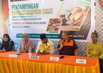 Baznas Bone Bolango Latih 30 Warga Kampung Zakat Desa Bunuo Jadi Pengusaha Gula-Gula Soba