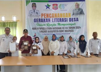 Puluhan Desa di Bone Bolango Terima Bantuan TPBIS dan 1.000 Buku dari Perpustakaan Nasional RI