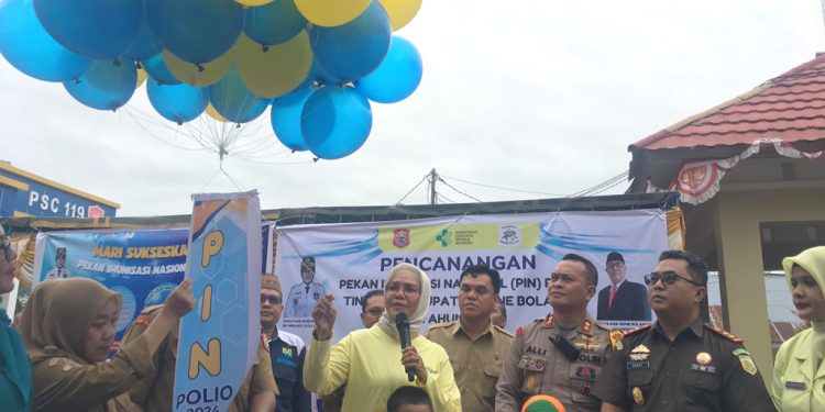 Bupati Bone Bolango Canangkan PIN Polio Tahun 2024