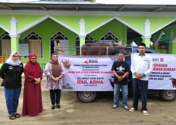 Sumbangan Sapi Kurban Bank SulutGo Suwawa, Pemkab Bone Bolango Arahkan Untuk PCNU dan Muslimat NU