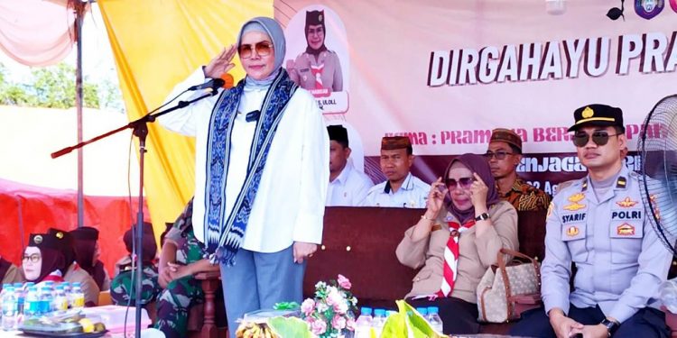 Pramuka Kegiatan Menyenangkan, Bupati Merlan Berpesan Tetaplah Semangat Dalam Menjunjung Tinggi Sportivitas