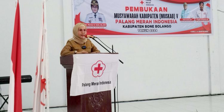 Bupati Merlan Uloli Berharap PMI Jadi Andalan Pemkab Bone Bolango