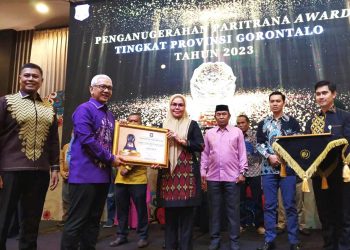 Terbaik II Paritrana Award 2023, Bupati Merlan Ingin Seluruh Pekerja di Bone Bolango Terlindungi BPJS Ketenagakerjaan