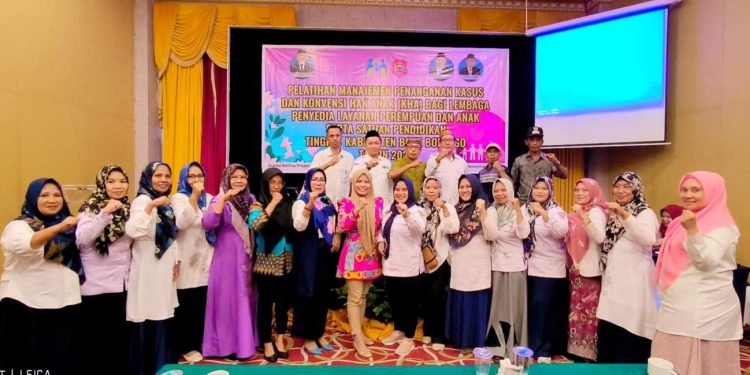 Dinas Sosial P3APPKB Bone Bolango Tingkatkan Keterampilan Satgas PPPA