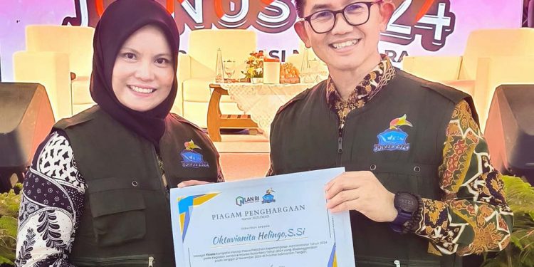 Oktavianita Helingo, ASN Bone Bolango Raih Penghargaan Inovasi Join Us Award Tingkat Nasional Tahun 2024