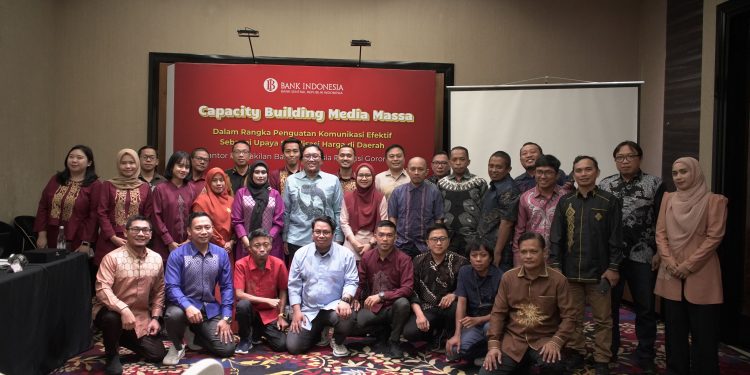 Bank Indonesia Perwakilan Gorontalo saat menggelar Capacity Building Media Massa di Boardroom Trans Luxury Hotel, Bandung, Jawa Barat, Senin (9/12/2024). (Foto Istimewa)