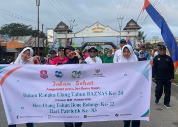 Merlan Jalan Sehat dan Senam Bareng ASN dan Warga