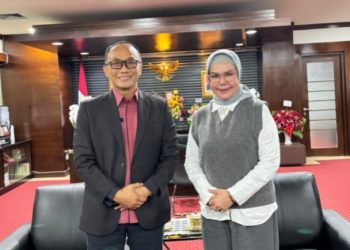 Bupati Merlan S. Uloli saat menemui Kepala BKN RI Zudan Arif Fakhrulloh di Jakarta