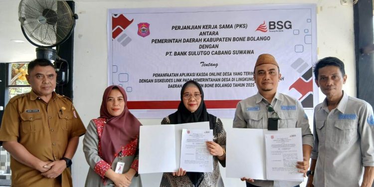 Pertama di Gorontalo, Aplikasi Kasda Online Seluruh Desa di Bone Bolango Terintegrasi Dengan Siskeudes Link