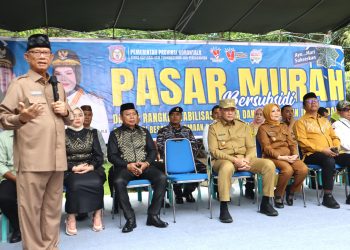 Bupati Ismet Mile Sebut Pasar Murah Pemprov Gorontalo Bermanfaat Tekan Angka Kemiskinan