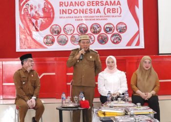 Wabup Risman Tolingguhu Kunker Perdana di Kecamatan Bulango Selatan