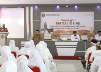 Dibuka Resmi Wabup Risman Tolingguhu, 111 JCH Bone Bolango Ikut Bimbingan Manasik Haji