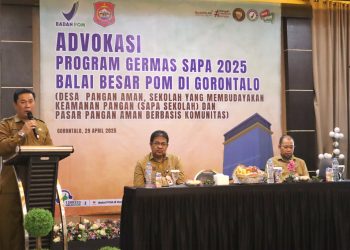 Balai Besar POM Gorontalo Luncurkan Program Germas Sapa Tahun 2025 di Kabupaten Bone Bolango