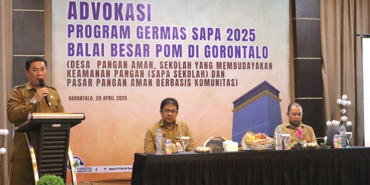 Balai Besar POM Gorontalo Luncurkan Program Germas Sapa Tahun 2025 di Kabupaten Bone Bolango