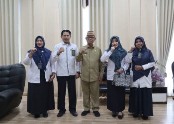 Pengadilan Agama Suwawa Bahas Pencatatan Nikah saat Temui Bupati Ismet Mile