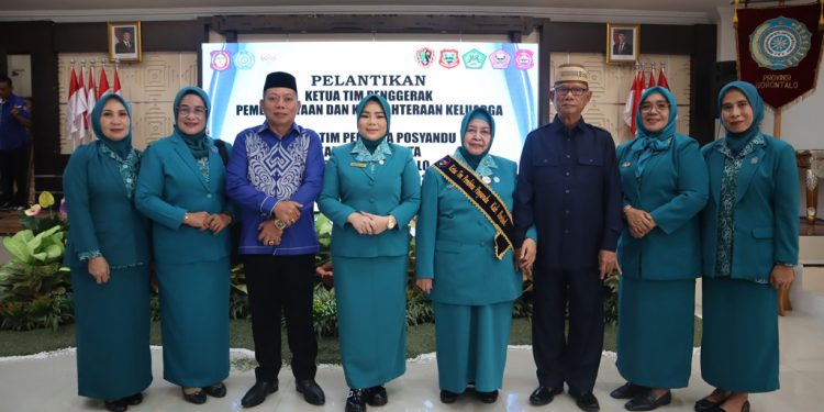 Ruwaida Mile Resmi Dilantik Jadi Ketua TP. PKK Bone Bolango