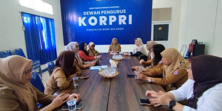 Rapat Perdana, DWP Unit Dinas Kominfo Bone Bolango Bahas Pembentukan Pengurus Baru