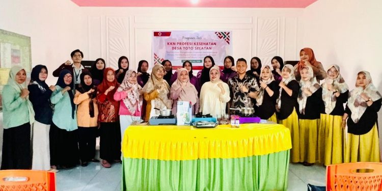 Cegah Diabetes dan Hipertensi, Mahasiswa KKN Latih Kader Kesehatan Se-Kecamatan Kabila