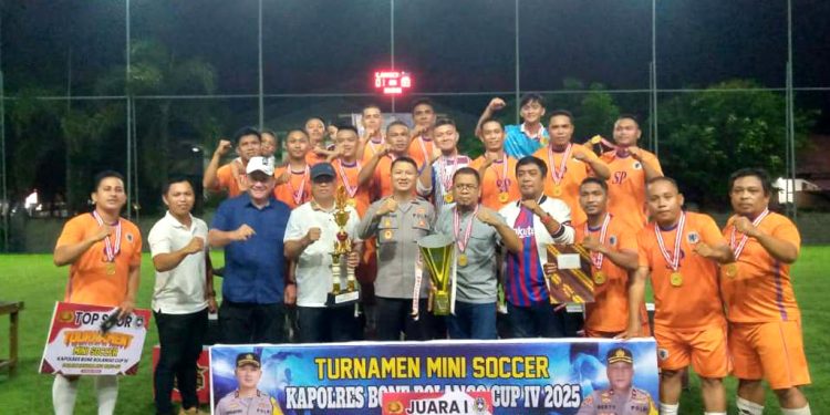 Wabup Risman Buka Bongopini Cup 2025, 12 Klub Siap Berebut Tahta di Tilongkabila