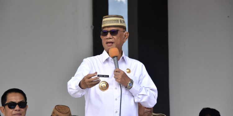 Gerak Jalan Jadi Spirit HUT Kemerdekaan RI di Bone Bolango