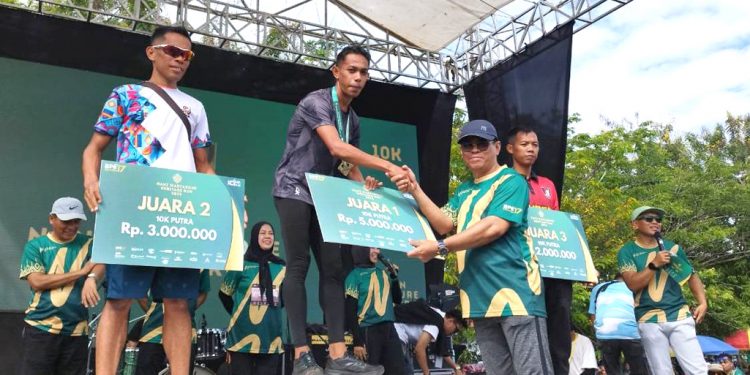 2.000 Pelari Disuguhi Destinasi Wisata Alam, Event Nani Wartabone Heritage Run 2025 di Bone Bolango Sukses