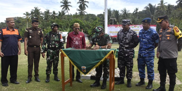 TMMD ke-125 di Dusun Waolo Sukses, Danrem 133/NW Ucapkan Terima Kasih