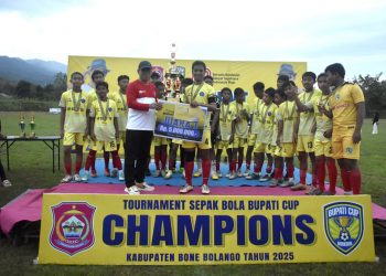 SMP Tapa Ukir Sejarah di GOR Harapan dan Prestasi Usai Juara Bupati Cup 2025