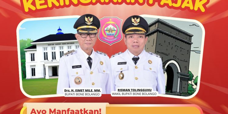 Pemkab Bone Bolango Luncurkan Program Keringanan Pajak Daerah Beri Diskon Hingga 50 Persen