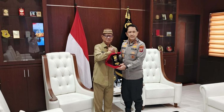 Temui Kapolda dan Wakapolda Gorontalo, Bupati Ismet Mile Bahas Stabilitas Daerah