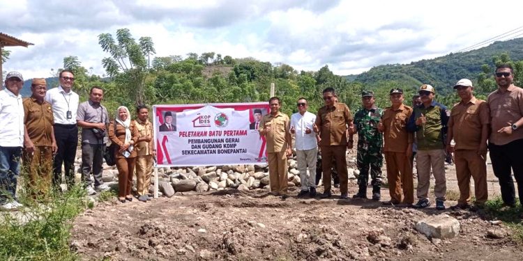 10 Desa di Bonepantai Mulai Bangun Gerai dan Gudang Koperasi Desa Merah Putih