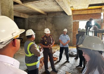 Kejaksaan Negeri Bone Bolango melaksanakan kegiatan monitoring terhadap pembangunan Laboratorium Kesehatan yang berlokasi di Desa Ulantha, Kecamatan Suwawa, Kabupaten Bone Bolango.
