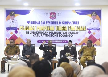 Empat Pejabat Bone Bolango Resmi Dilantik, Ismet Mile Ingatkan Etika dan Akuntabilitas