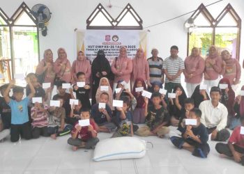 Tebar Kepedulian, Bakti Sosial DWP Bone Bolango Sasar Anak Panti Asuhan