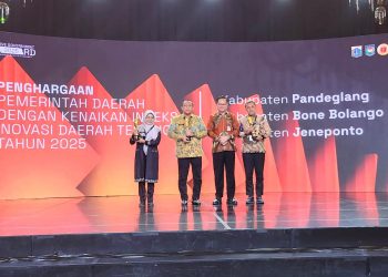Bone Bolango Sabet Penghargaan Kenaikan Indeks Inovasi Daerah Tertinggi Tahun 2025