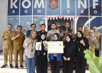 Akhiri OJT Selama Dua Bulan di Diskominfo Bone Bolango, Lima Mahasiswa UMGO Resmi Ditarik ke Kampus