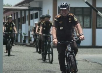 Inovasi Ramah Lingkungan, Kejari Bone Bolango Luncurkan Pelayanan Hukum Keliling Pakai Sepeda