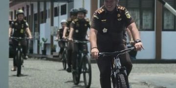 Inovasi Ramah Lingkungan, Kejari Bone Bolango Luncurkan Pelayanan Hukum Keliling Pakai Sepeda