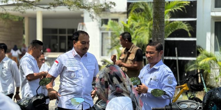 Aksi Sepeda Kajari Bone Bolango Kawal Aset Negara