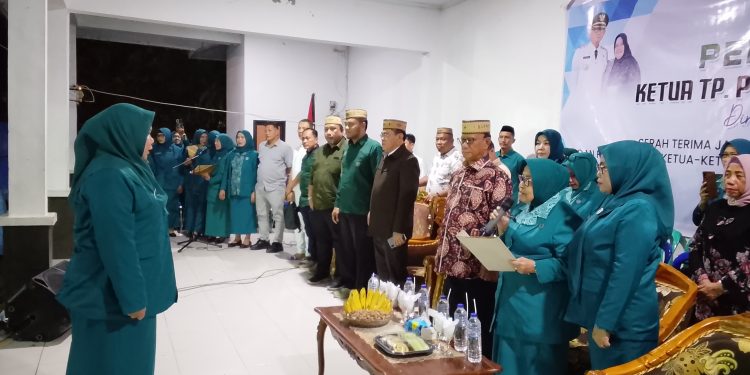 Penguatan Peran Keluarga, TP PKK Kabila dan Dasawisma Resmi Dilantik